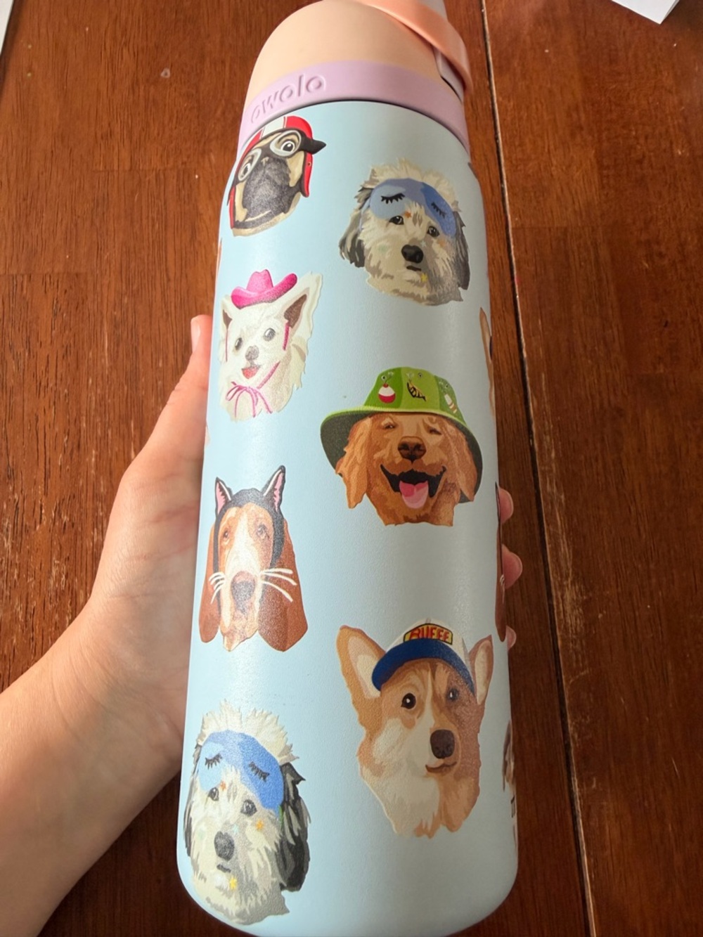 Owala UO Exclusive Dog Collage FreeSip 32 oz Water Bottle - Picture 2 of 8
